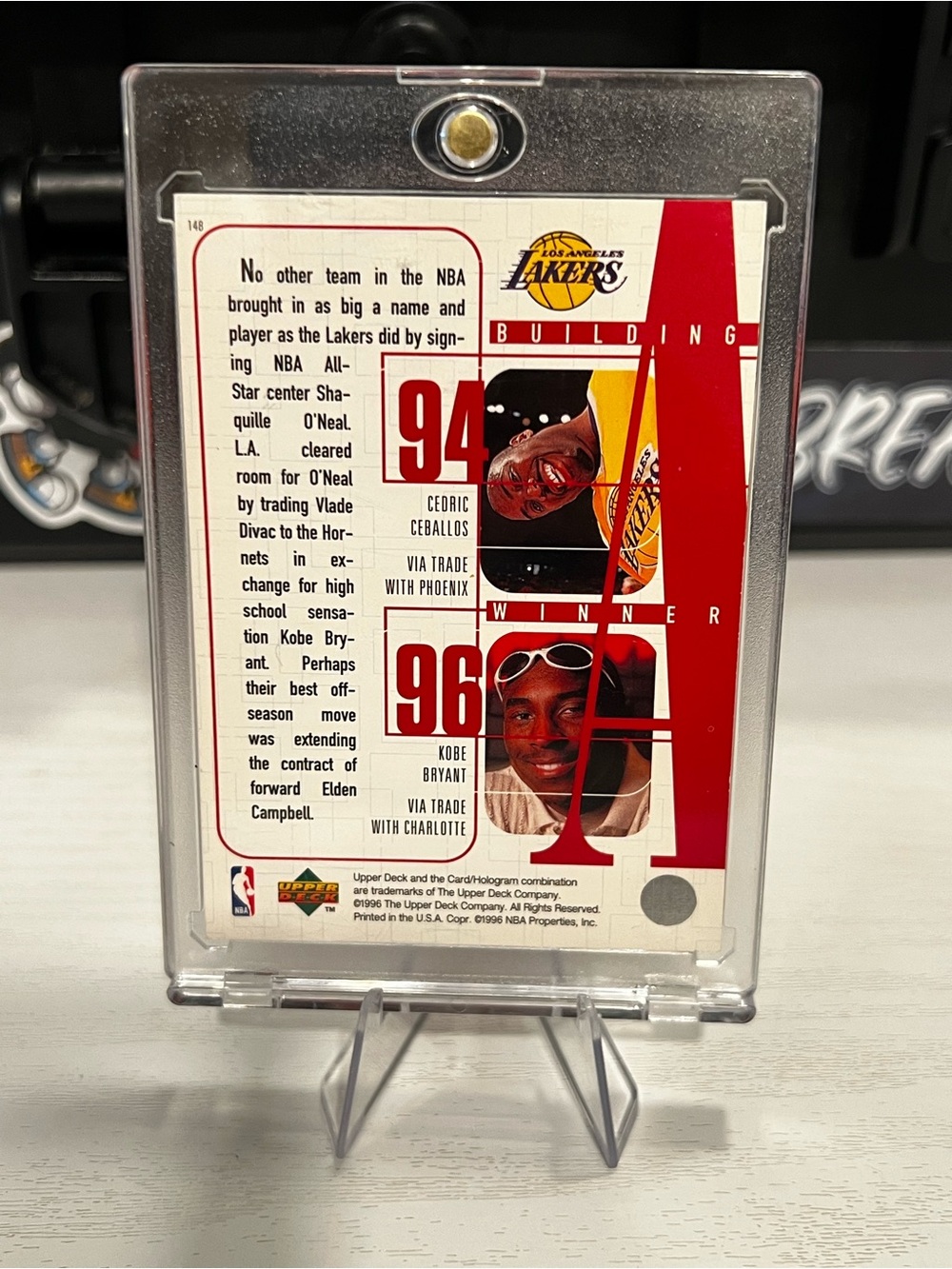 Kobe Bryant rookie card